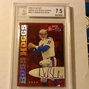 Drew Bledsoe, Auto #BH13 🔥Rare Card